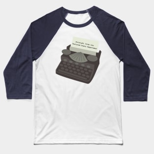 TTPD Typewriter Baseball T-Shirt